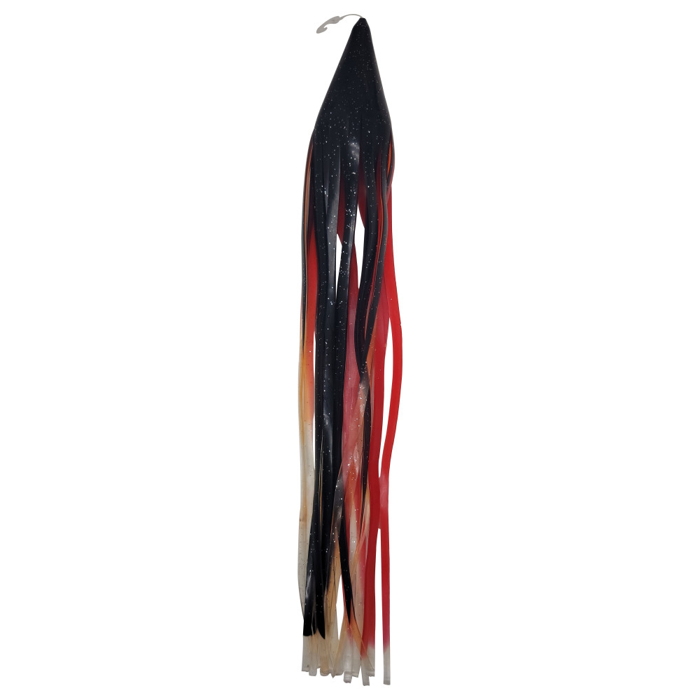Solid Lure Cone Skirt, Black & Red, replaces TT50