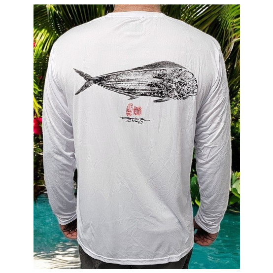 Offshore Outlaws Gyotaku Mahi, long sleeve – image 2