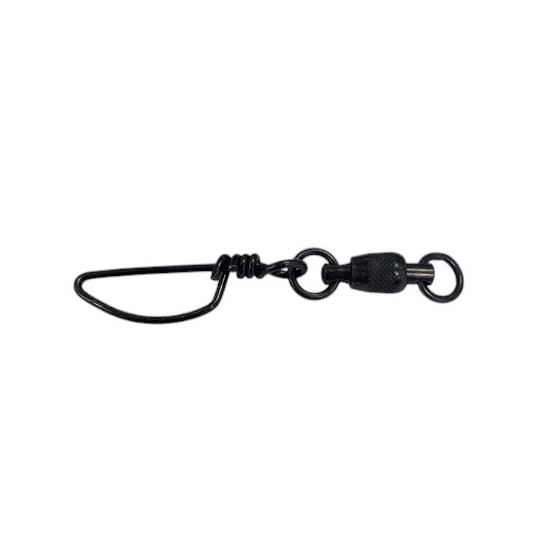 Size 4, 100lb, Stainless steel ball bearing swivel, coastlock snap, 2pk