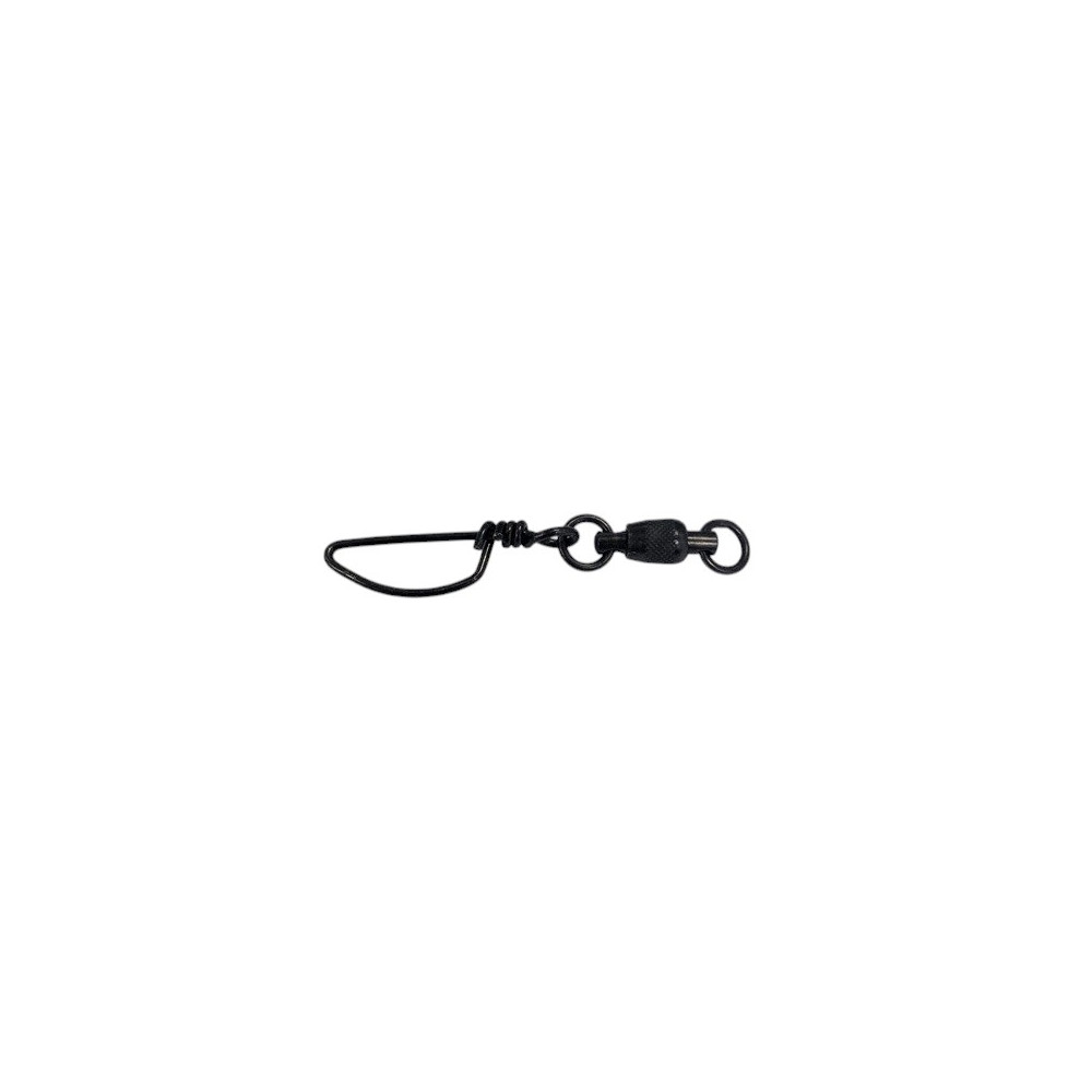 Size 4, 100lb, Stainless steel ball bearing swivel, coastlock snap, 2pk