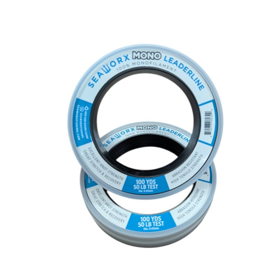  monofilament, clear, 50lb, 100 yards spool