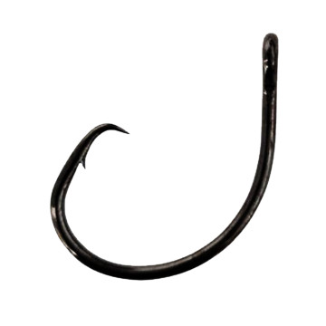 1/0 Offset Straight Eye Round Circle Hook, 10pk