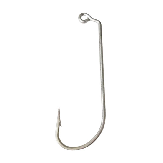 8/0 O'shaughnessy style 60° Jig Hook, Long, 500pk