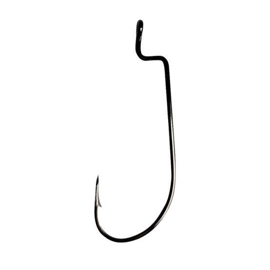 3/0 Offset Wide Gap 2X Hook, round bend, 10pk