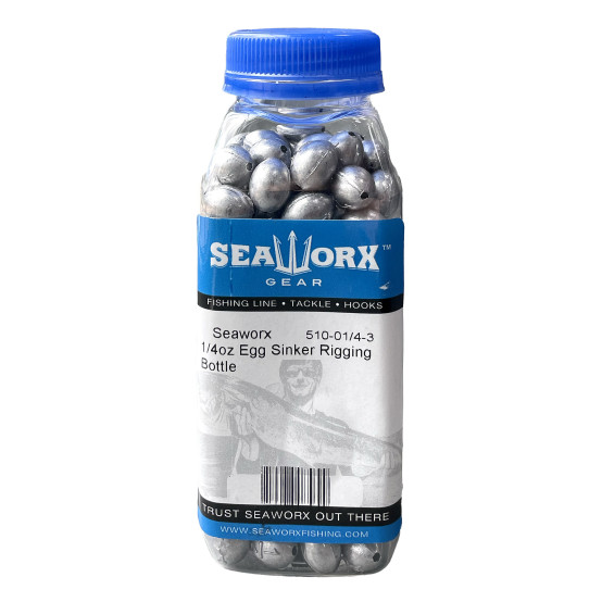1/4oz Egg Sinker Rigging Bottle - 3lb