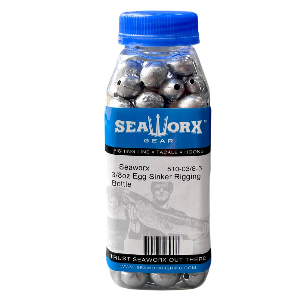 3/8oz Egg Sinker Rigging Bottle - 3lb
