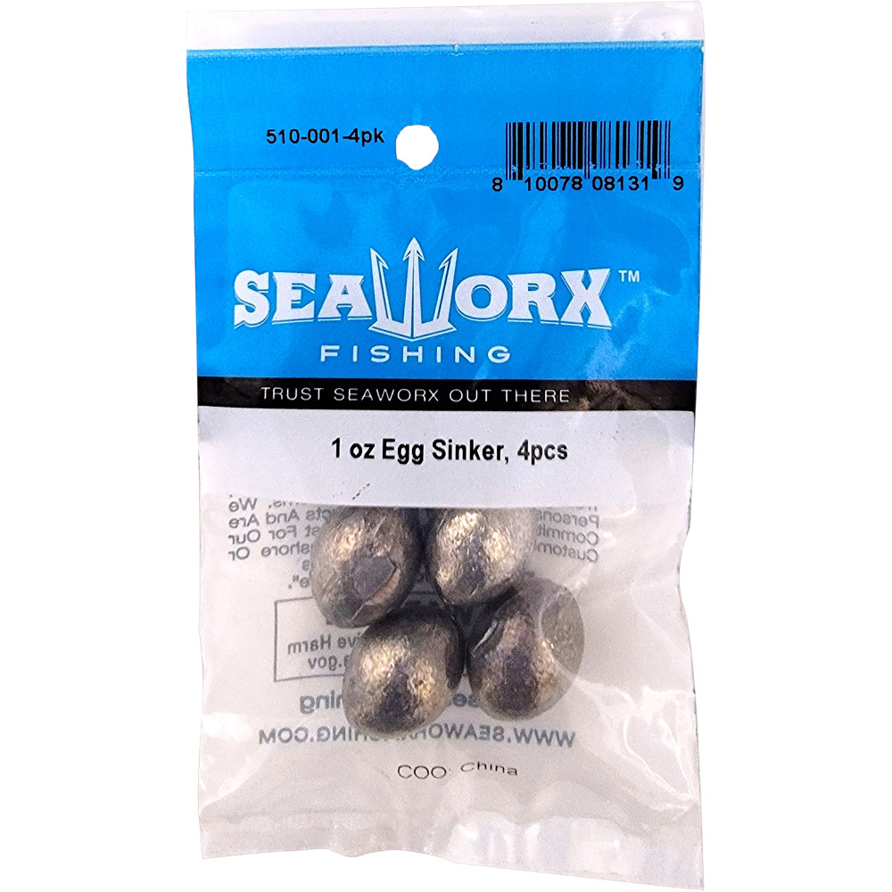 1 oz Egg Sinker, 4pcs