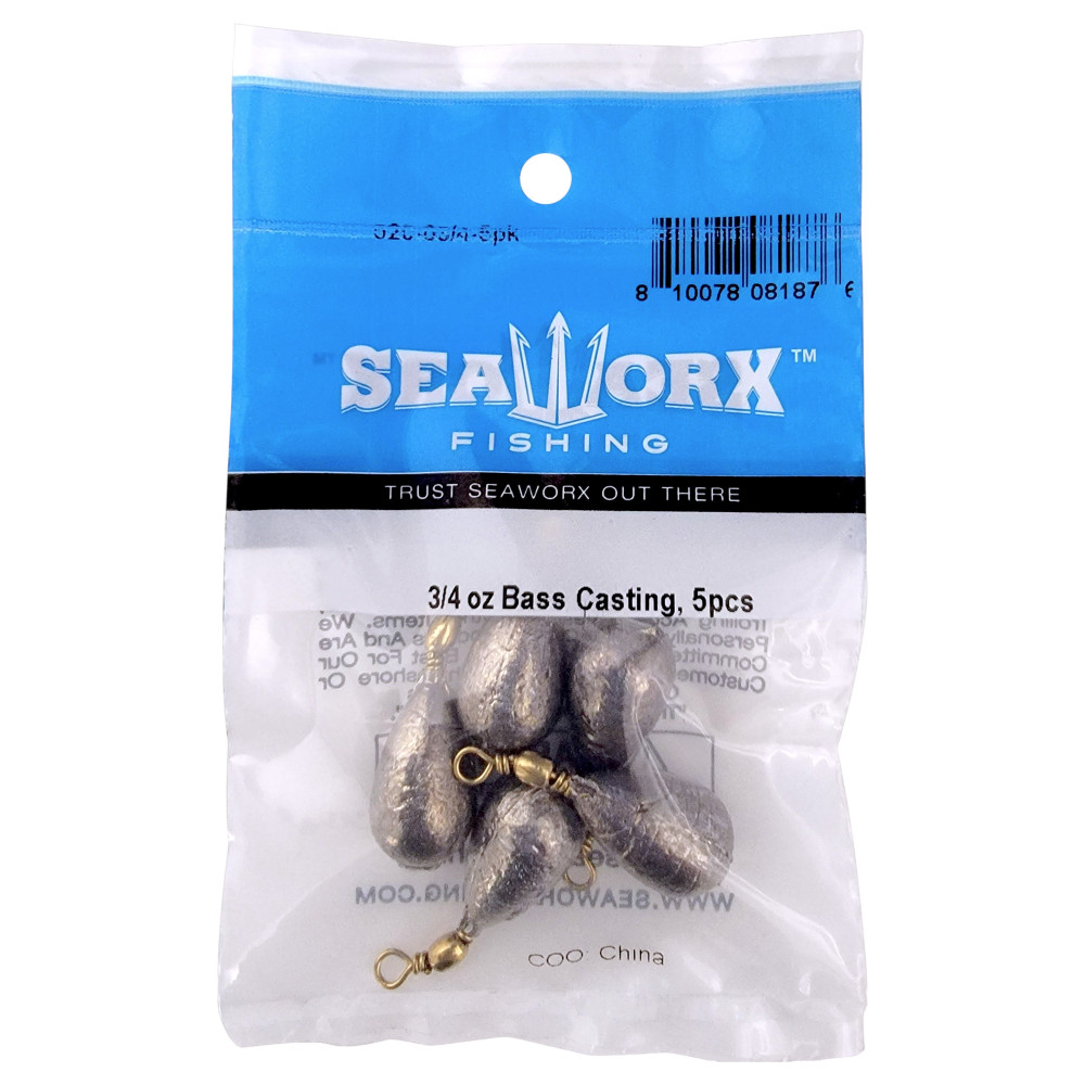 3/4 oz Bass Casting, 5pcs