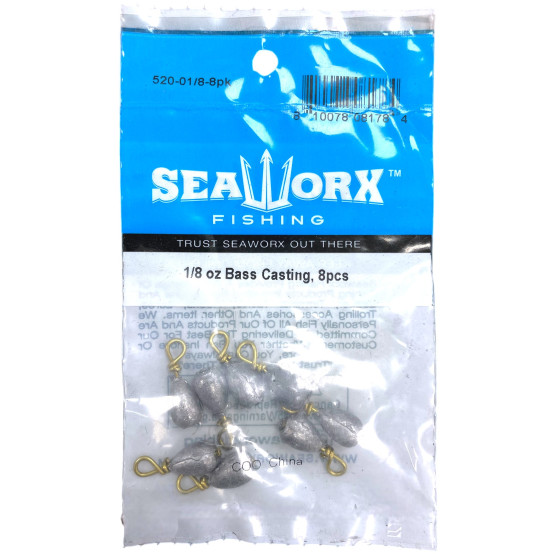 1/8 oz Bass Casting, 8pcs