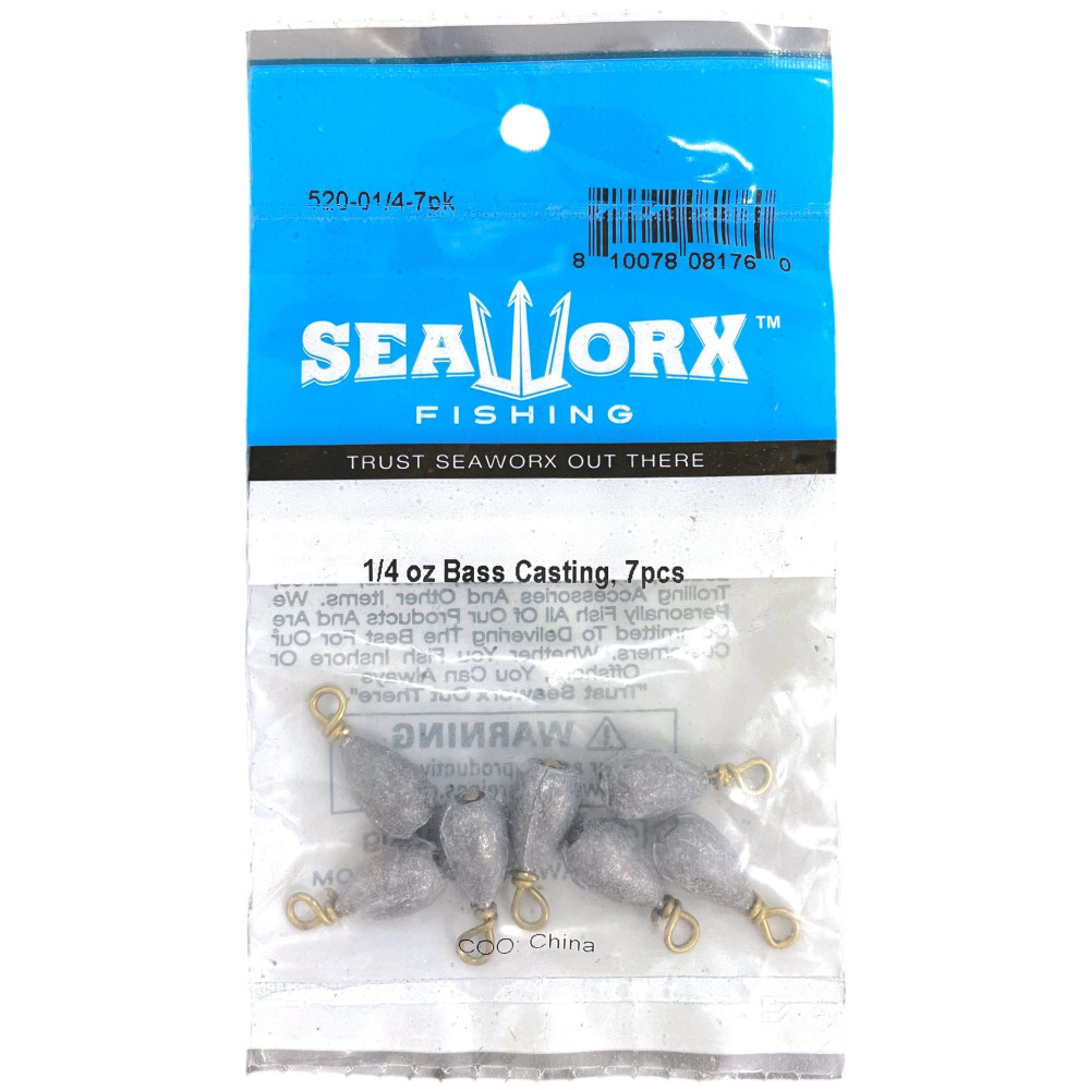 1/4 oz Bass Casting, 7pcs