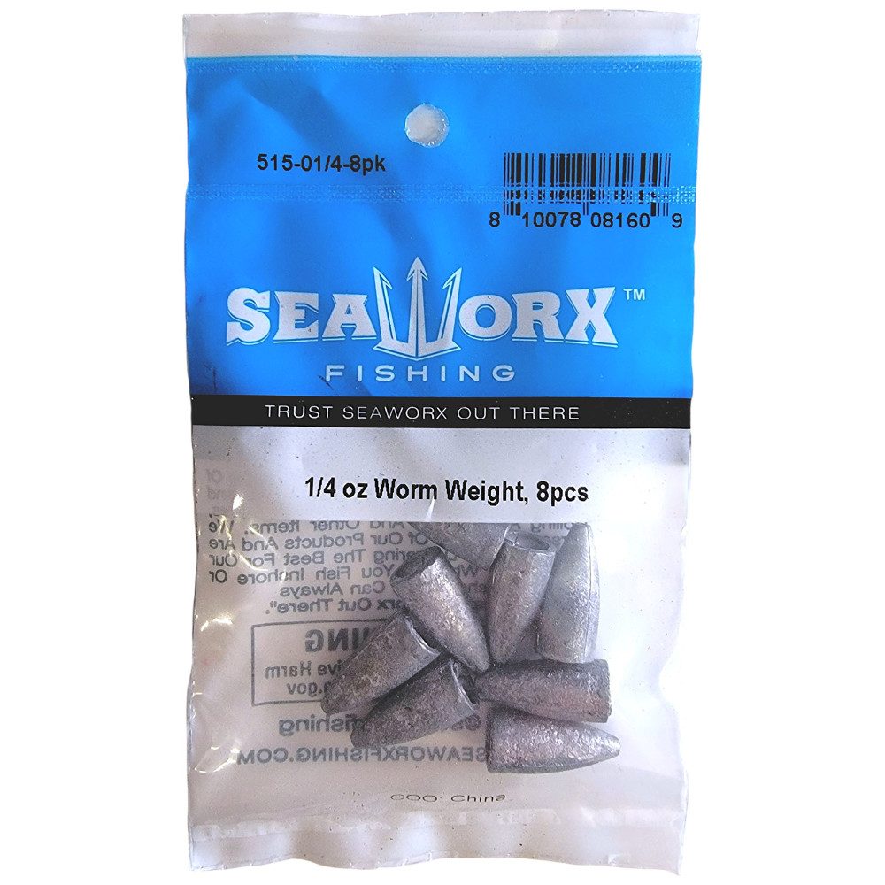 1/4 oz Worm Weight, 8pcs