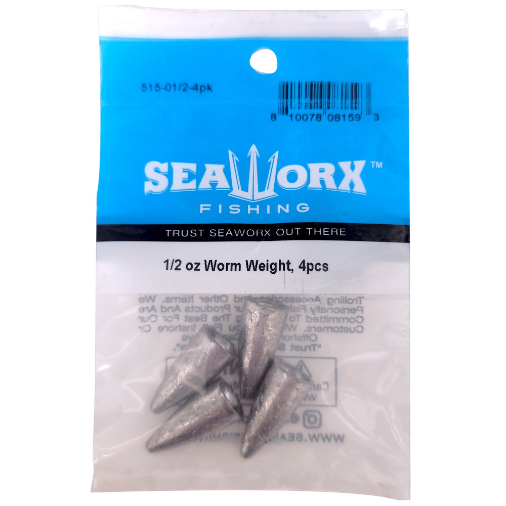 1/2 oz Worm Weight, 4pcs