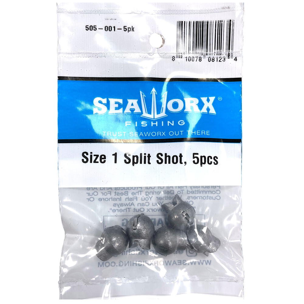 Size 1 Split Shot, 5pcs