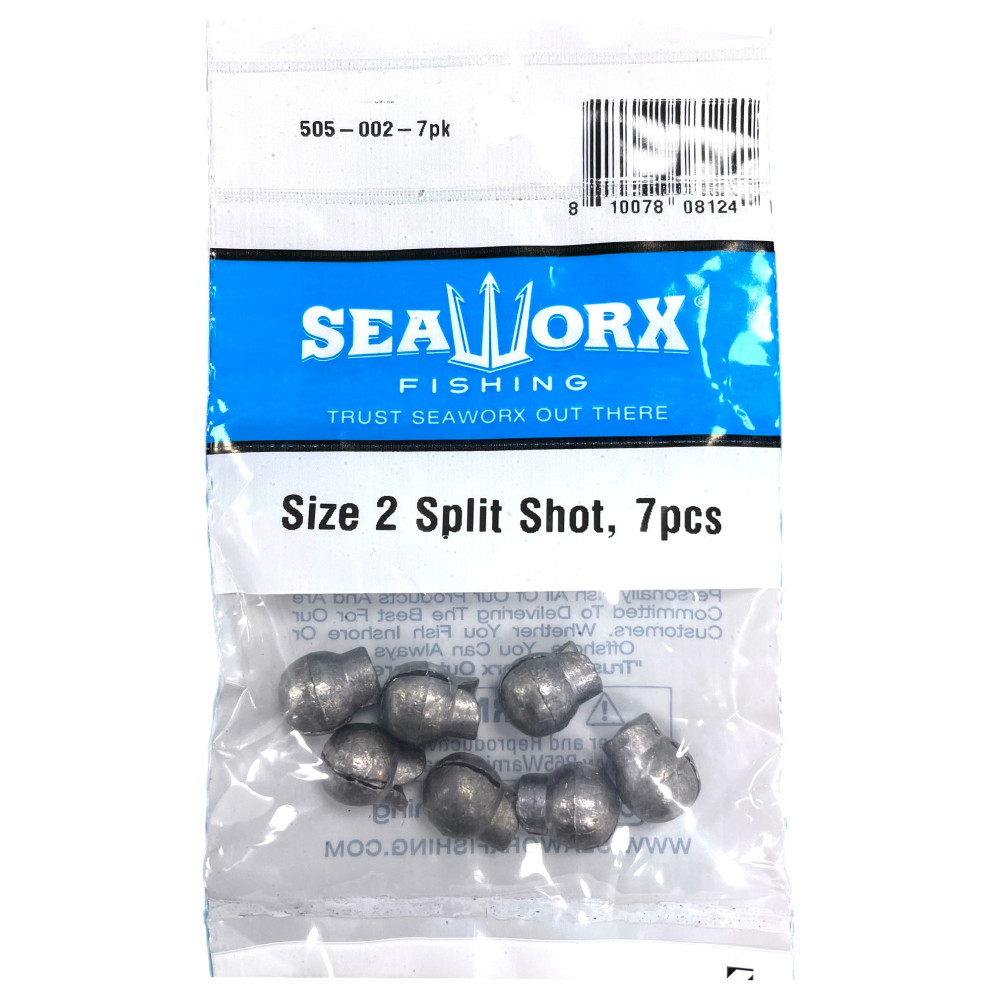Size 2 Split Shot, 7pcs