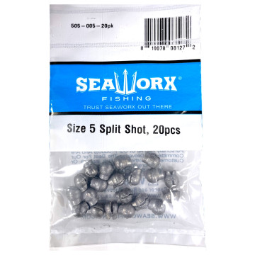 Size 5 Split Shot, 20pcs