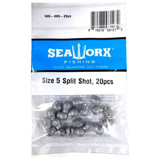 Size 5 Split Shot, 20pcs