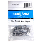 Size 5 Split Shot, 20pcs