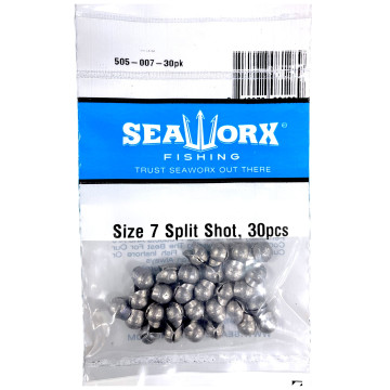Size 7 Split Shot, 30pcs