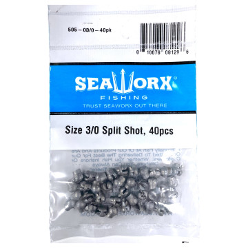 Size 3/0 Split Shot, 40pcs