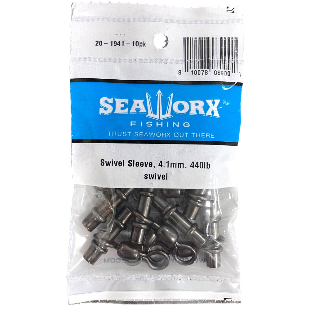 Sleeve Swivel, 4.1mm, 440lb, 10pk