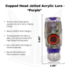  Big Game Lure Head, purple Info
