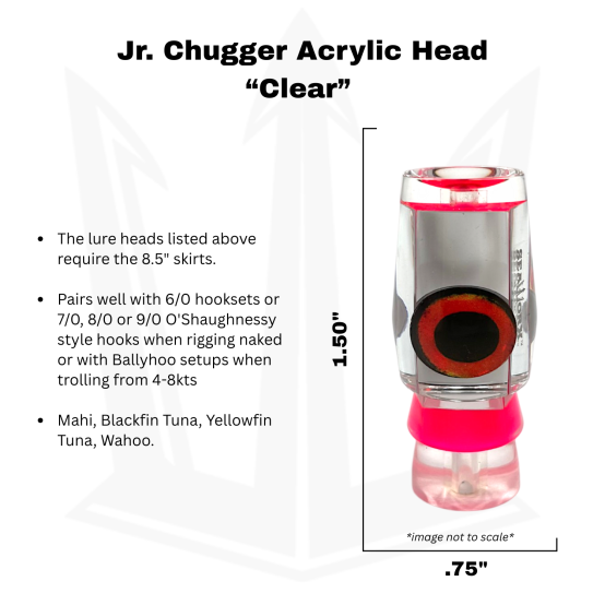 Jr. Chugger Acrylic Head Clear Info