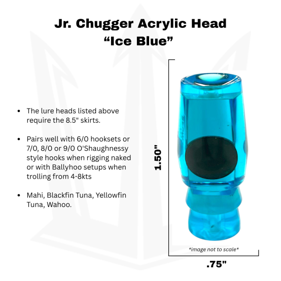 Jr Chugger, Ice Blue Mirror Head Info