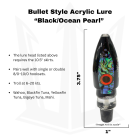  Big Game Lure Head, black/oyster pearl Info