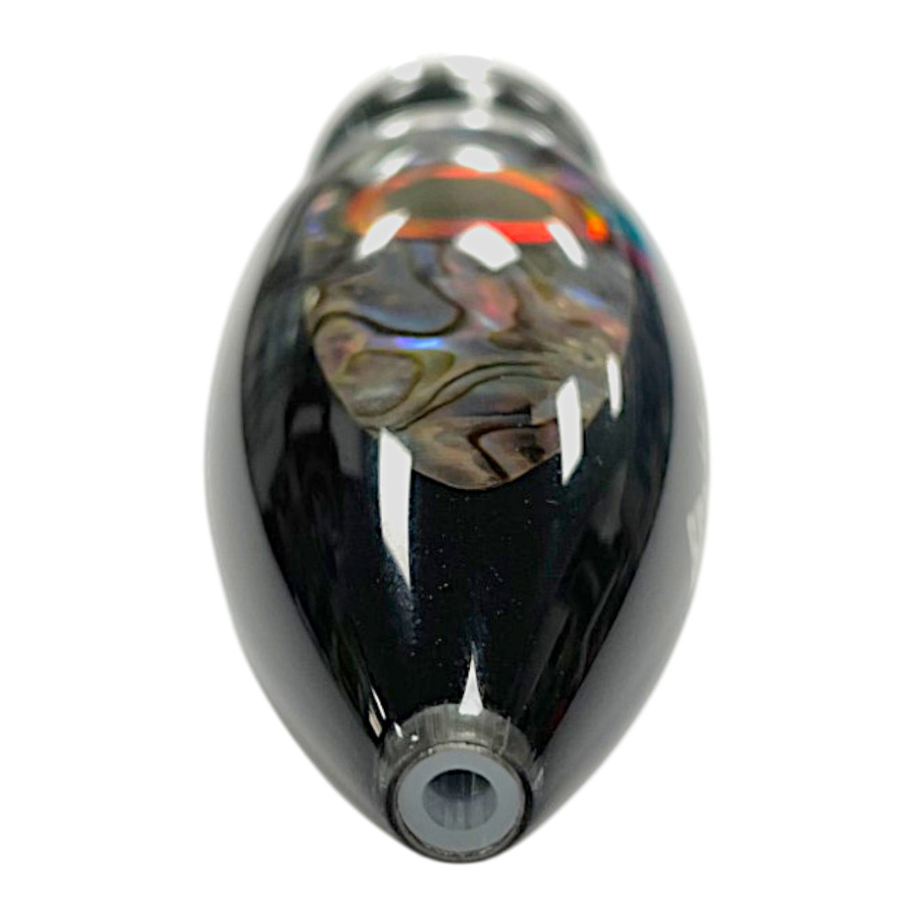  Big Game Lure Head, black/oyster pearl