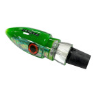  Big Game Lure Head, green/pearl