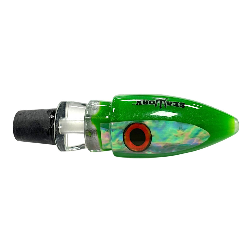  Big Game Lure Head, green/pearl
