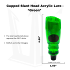  Big Game Lure Head, green, 6oz(168g) Info