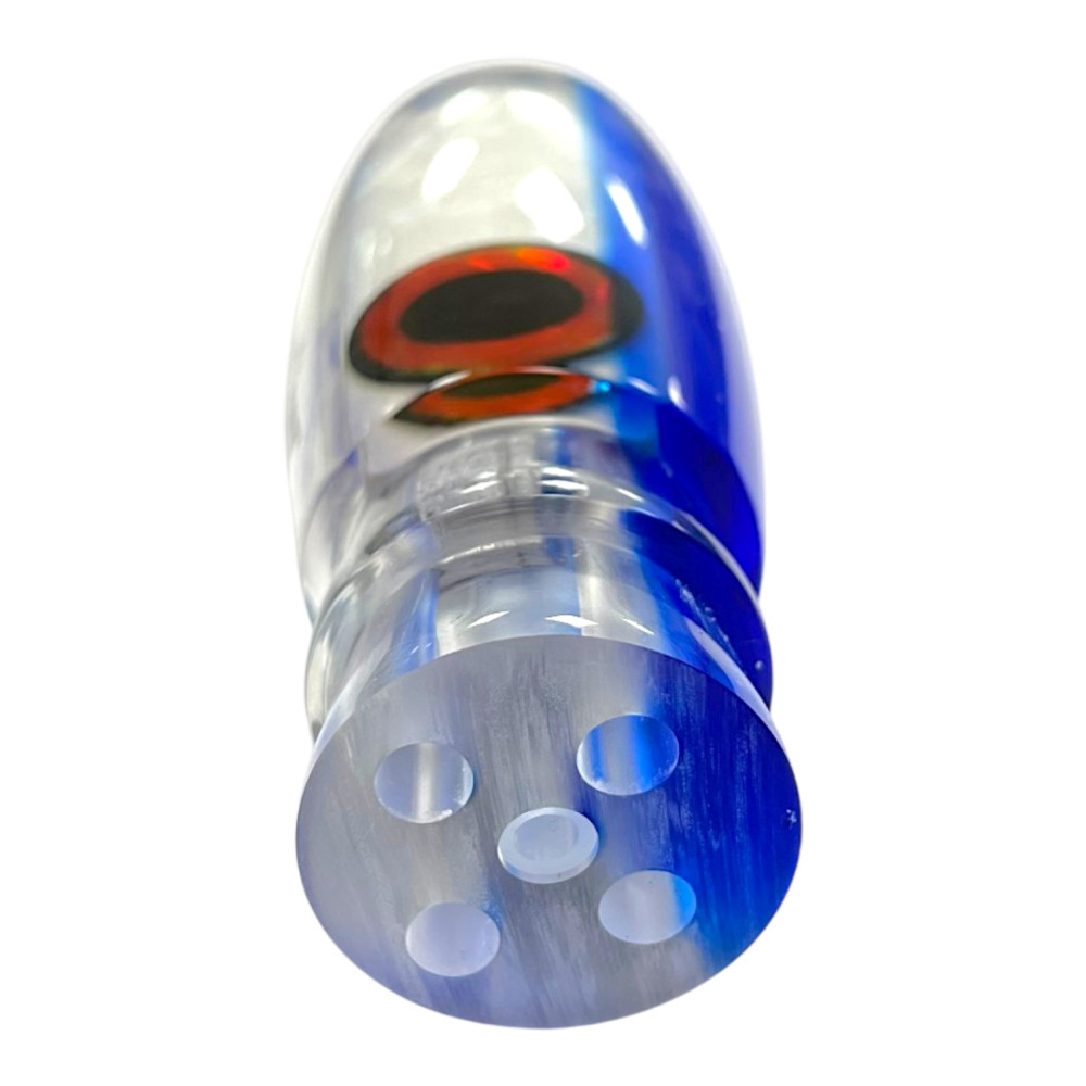  Big Game Lure Head, blue/white, jetted 6oz(168g)