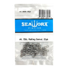 #4, 75lb, Rolling Swivel, 25pk
