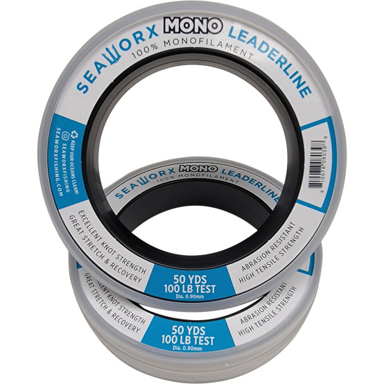  monofilament, clear, 100lb, 50yd spool