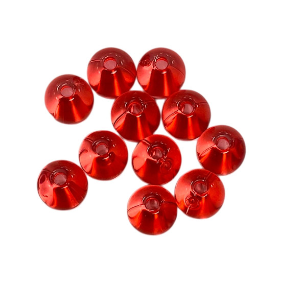 Red Bead, Round, 4mm, 10pk
