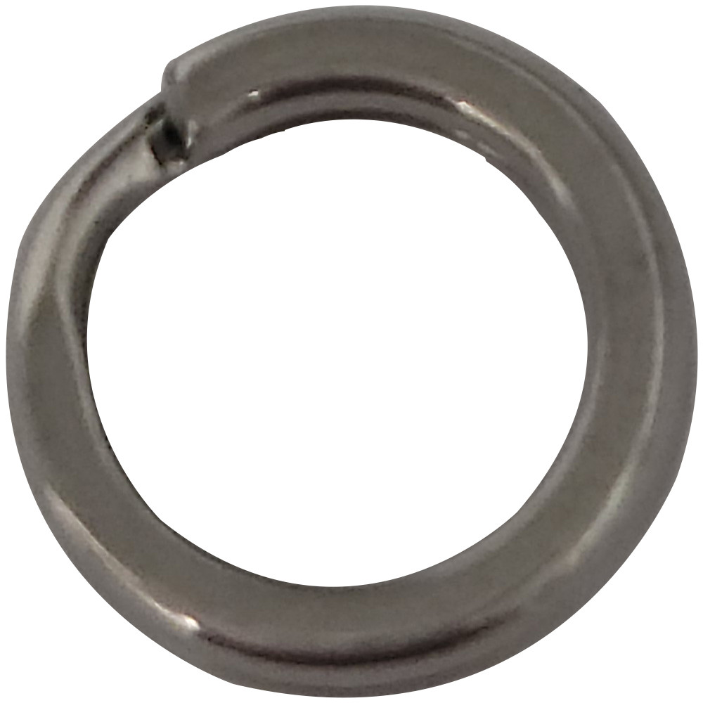 #7, 80lb, Split Ring, stainless steel, 10pk
