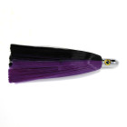 Bally Turbo, 6.75" chrome head, purple/black hair skirt