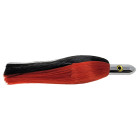 Bally Turbo lure, 8.25" chrome head, red/black hair skirt