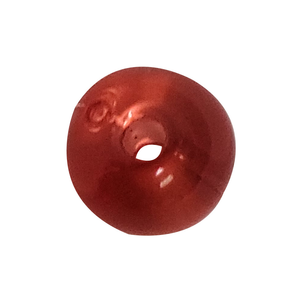 Red Bead, Round, 6mm, 10pk